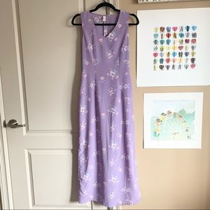 SOLD Vintage Suzy Shier | Floral maxi dress